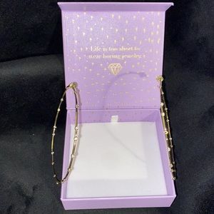 Gold Diamondettes Hoops